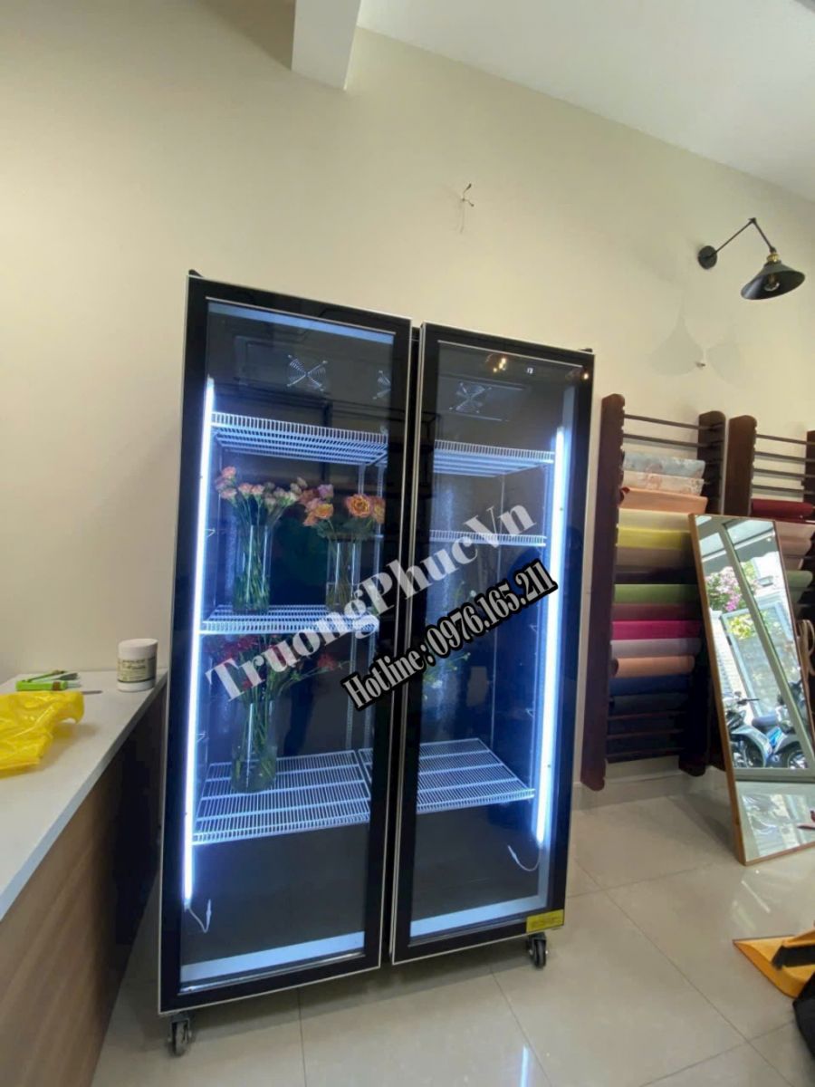 SIÊU TỦ MÁT TRƯNG BÀY HOA TƯƠI AIRCOOL LUXURY 1200L