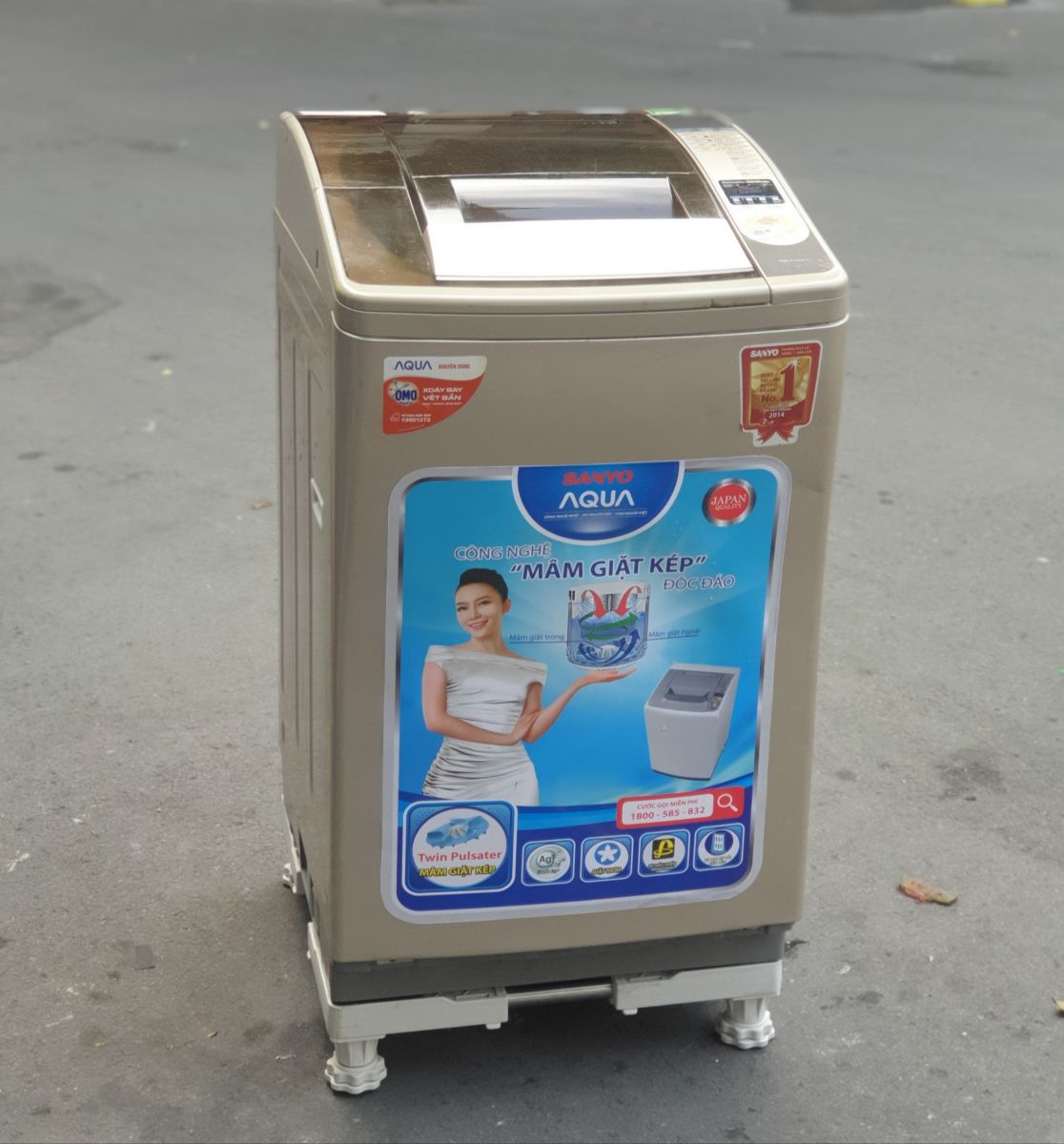 SANYO LỒNG NGHIÊNG 7KG